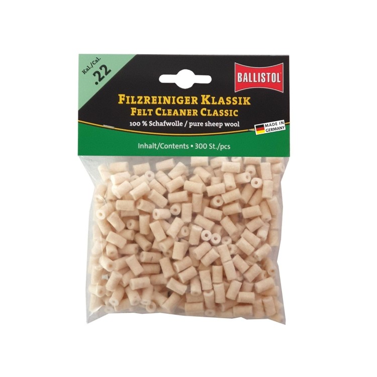 Specjalne filce do czyszczenia kal. .22 – opakowanie 300 sztuk