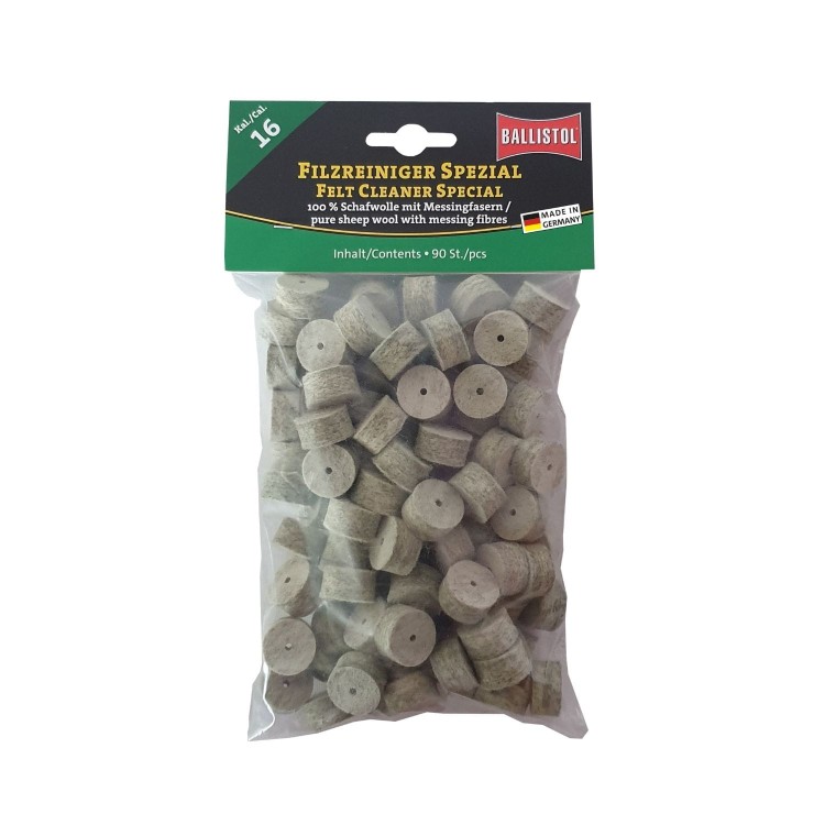 Specjalne filce do czyszczenia kal. .16GA – opakowanie 90 sztuk