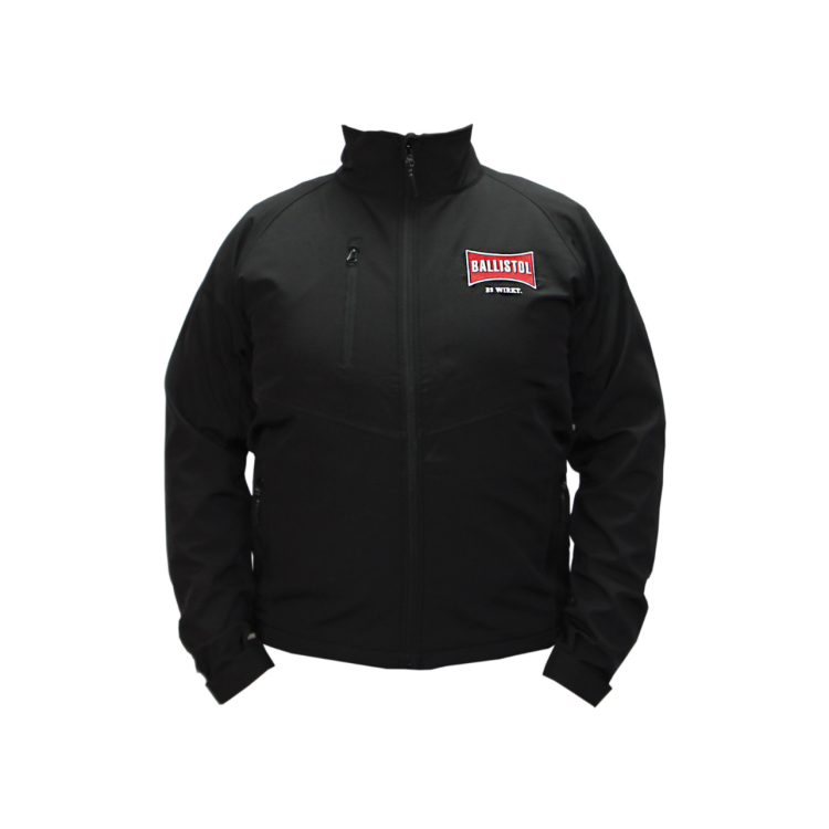 kurtka-softshell-ballistol-czarna-z-logo